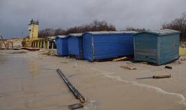 Audros padariniai Klaipėdoje