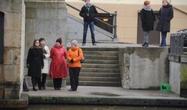 Danės krantinę papuošė daili undinėlė