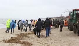 Lietus neatbaidė paplūdimius tvarkiusių savanorių