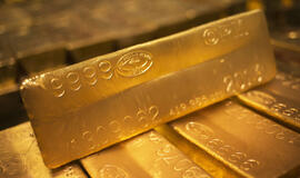 Nusilpus JAV doleriui, aukso kainos auga