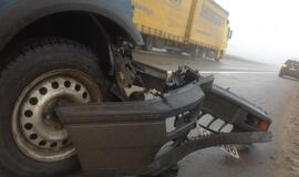 Ant Minijos tilto čekas sukėlė avariją