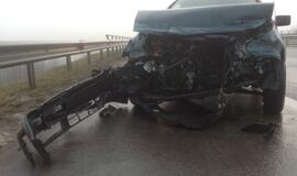 Ant Minijos tilto čekas sukėlė avariją