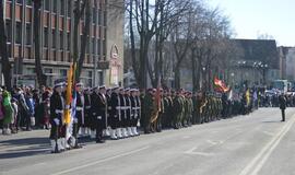 Klaipėdos įgulos kariai dalyvavo Valstybės atkūrimo dienos renginiuose