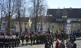 Klaipėdos įgulos kariai dalyvavo Valstybės atkūrimo dienos renginiuose