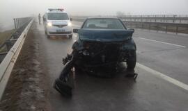 Ant Minijos tilto čekas sukėlė avariją