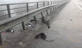 Ant Minijos tilto čekas sukėlė avariją