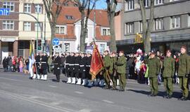 Klaipėdos įgulos kariai dalyvavo Valstybės atkūrimo dienos renginiuose