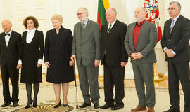Prezidentūroje pagerbti Nacionalinės kultūros ir meno premijos laureatai
