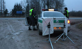 Savaitgalį policija vykdė reidus