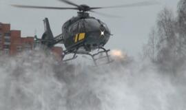 Donoro širdelės kelionė iš Vilniaus oro uosto į Santariškes - VSAT sraigtasparniu