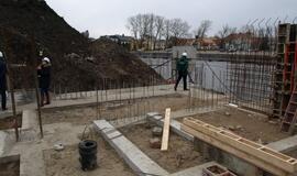 Klaipėdos piliavietėje jau atlikta trečdalis statybos darbų