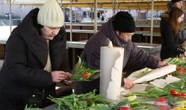 Prekyba tulpėmis kovo 8-ąją