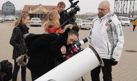 Saulės užtemimo stebėjimas Klaipėdoje