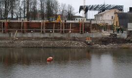 Klaipėdos piliavietėje jau atlikta trečdalis statybos darbų