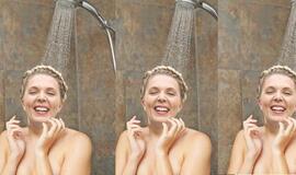 Agnė Bilotaitė supainiojo dušo ir rinkimų kabinas