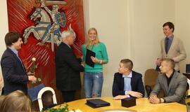 "Fortūnos" pagerbimas pas merą