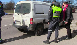 Policija su "Transkonos" specialistais atliko reidą