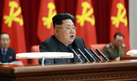 Šiaurės Korėjos lyderis nedalyvaus gegužės 9-osios iškilmėse Rusijoje