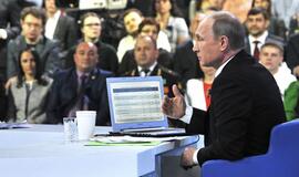 Vladimiras Putinas: Rusijai nebaisios jokios grėsmės