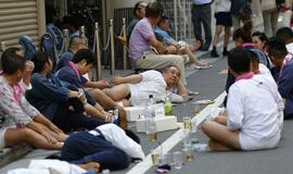 Japonija: šilumos smūgių aukomis tapo du žmonės, beveik 500 paguldyti į ligonines