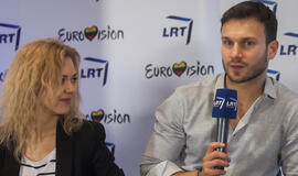 Monika Linkytė ir Vaidas Baumila išvyksta į 60-ąjį Eurovizijos" dainų konkursą