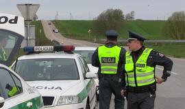 Po skaudžios avarijos - policijos reidas