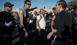 Prie mečetės JAV Fynikso mieste vyksta protesto akcijos