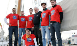 "Tapk įgulos nariu" laimėtojai noro plaukti neprarado