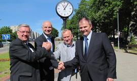 Dovana Gargždų miestui – laikrodis