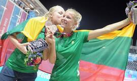 Lietuvos paplūdimio tinklininkėms - Europos žaidynių bronzos medaliai