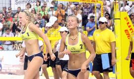 Lietuvos paplūdimio tinklininkės pateko į Europos žaidynių aštuntfinalį