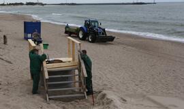 Meras apžiūrėjo Klaipėdos paplūdimius