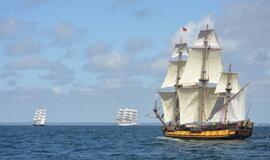 "Baltic tall ships" regatos laivų palydos