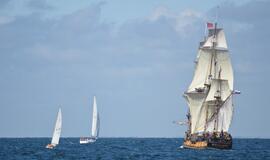 "Baltic tall ships" regatos laivų palydos