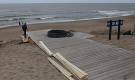 Meras apžiūrėjo Klaipėdos paplūdimius