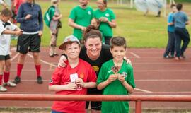 Šilutėje vyko pirmasis Lietuvoje "zorbing" futbolo čempionatas