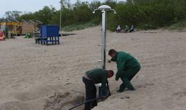 Meras apžiūrėjo Klaipėdos paplūdimius