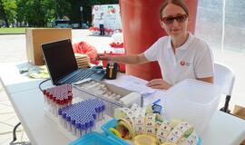 Klaipėdiečiai aukojo kraujo