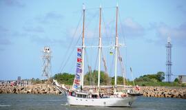 "Baltic tall ships" regatos laivų palydos