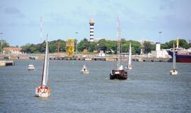 "Baltic tall ships" regatos laivų palydos