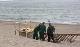 Meras apžiūrėjo Klaipėdos paplūdimius