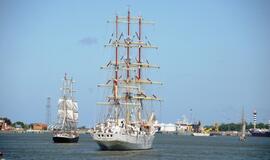 "Baltic tall ships" regatos laivų palydos