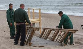 Meras apžiūrėjo Klaipėdos paplūdimius