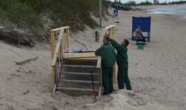 Meras apžiūrėjo Klaipėdos paplūdimius