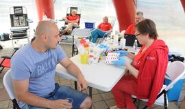 Klaipėdiečiai aukojo kraujo