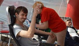 Klaipėdiečiai aukojo kraujo