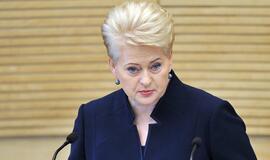 Prezidentė apie JAV ginkluotės dislokavimą: jokia naujiena