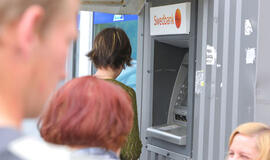 Bankomatų senamiestyje nežada