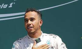 Didžiosios Britanijos "Grand Prix" lenktynėse triumfavo Luisas Hamiltonas