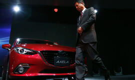 Japonų "Mazda" pelnas sumenko net ir padidėjus jos pardavimų apimtims
